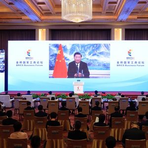 Le président chinois Xi Jinping s'adresse au quatorzième sommet des Brics