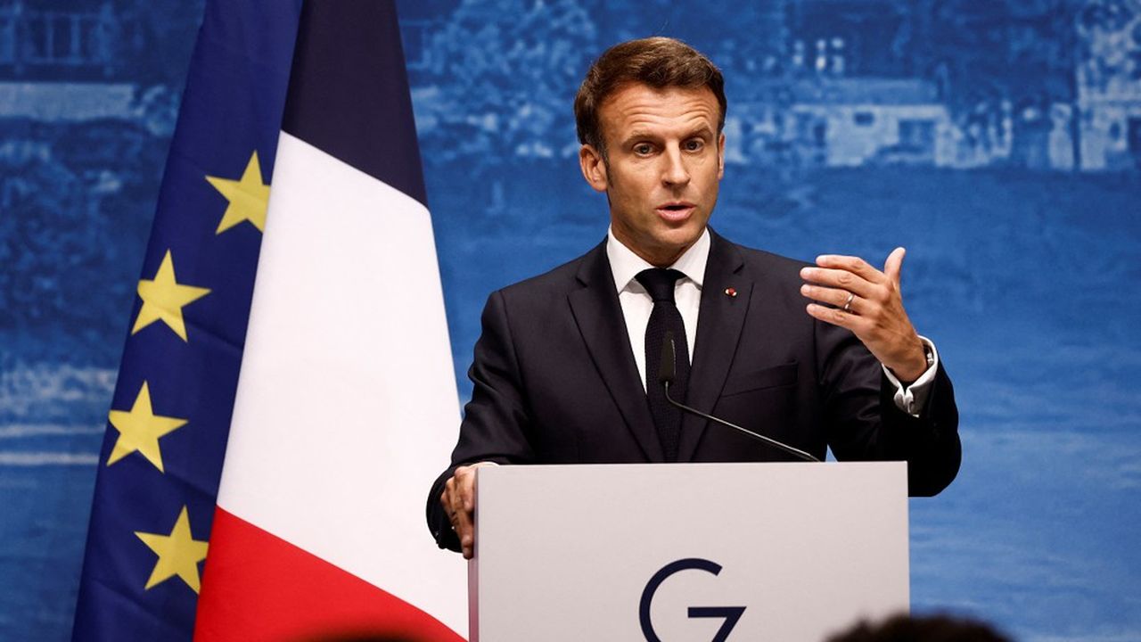 Emmanuel Macron s'est exprimé à l'issue du G7, en Allemagne.