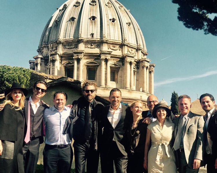 Une partie de l'équipe internationale du Laudato Si' Challenge au Vatican en décembre dernier.