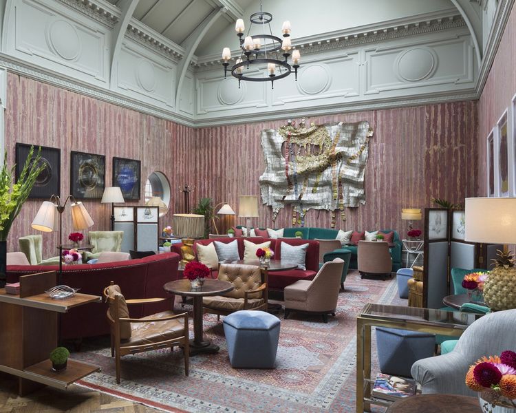 The Academicians' Room, le salon de thé réservé aux membres de la Royal Academy of Arts de Londres.