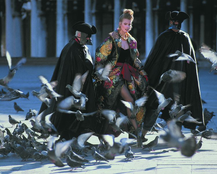 Claudia Schiffer à Venise