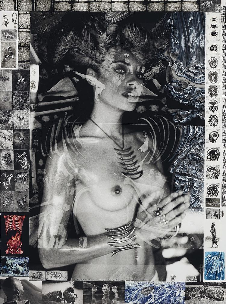 « Jenny and Her Jewelry », Peter Beard, 2005