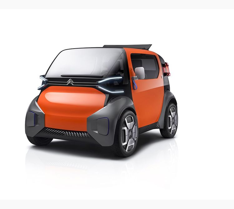 Une modélisation du concept car Ami One dévoilé au Salon de Genève en 2018