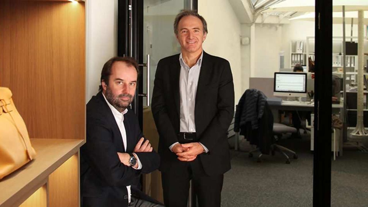 Les deux cofondateurs : Loïc Bocher (à gauche), directeur général, et Nicolas Orlowski, président.