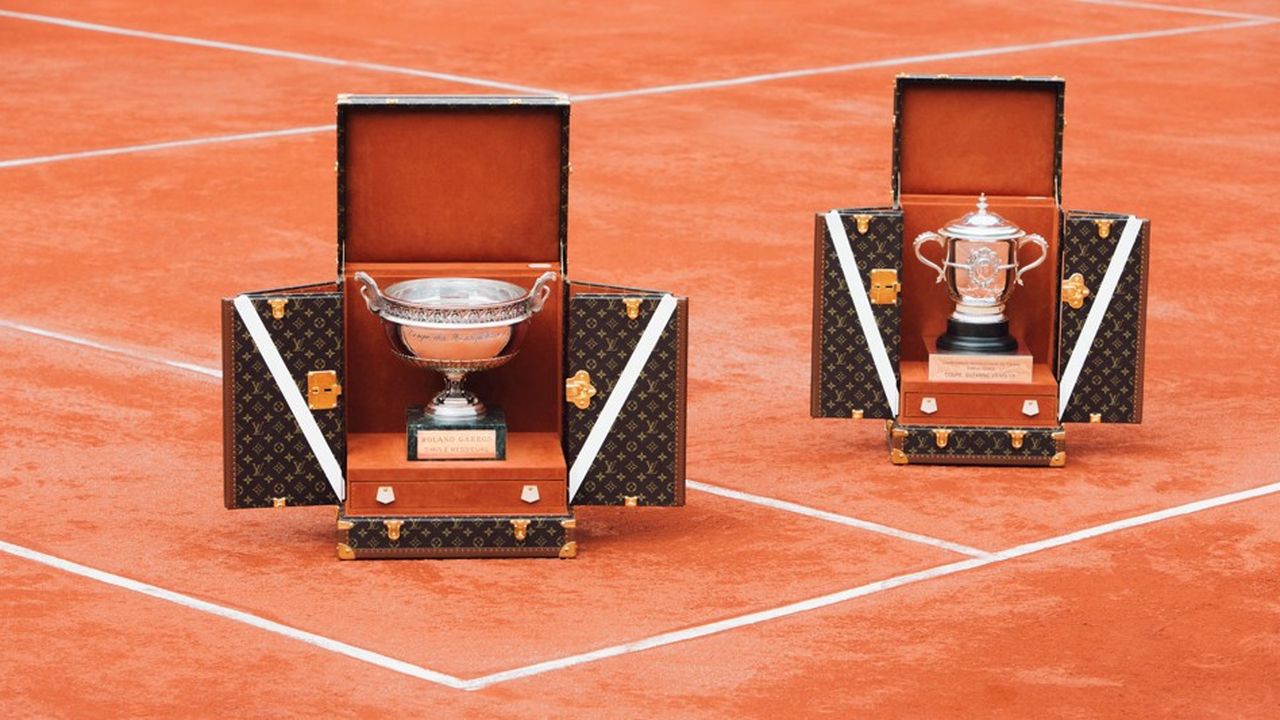 Les malles Louis Vuitton pour Roland-Garros