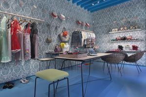 Le nouvel intérieur de la boutique Miu Miu à Saint Tropez