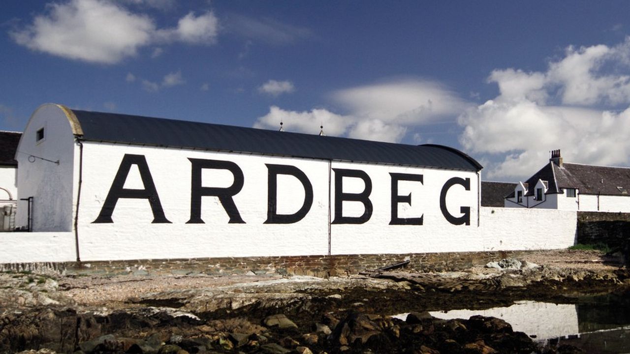 La distillerie Ardberg sur l'île Islay.
