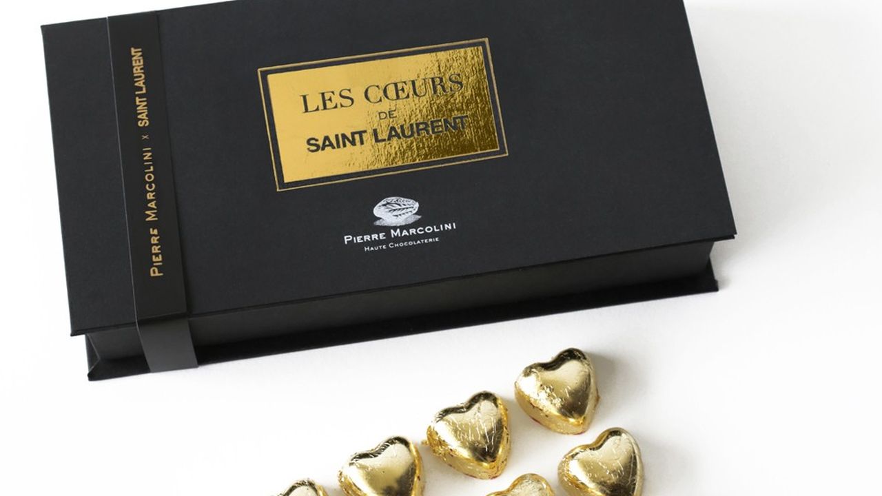 Boîte de Chocolats Pierre Marcolini, Saint Laurent x Colette
