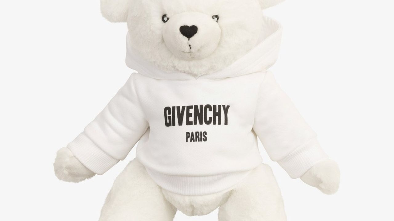 Ours en peluche doux, Givenchy Paris.