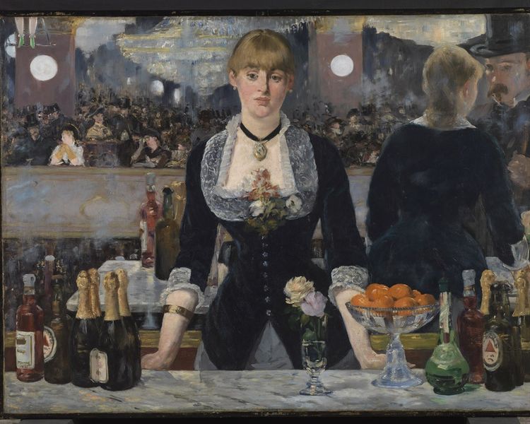 A Bar at the Folies-Bergère, 1882, Manet, Edouard (1832-1883). Object id P.1934.SC.234
