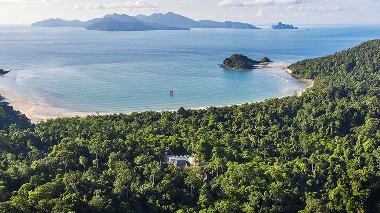 Le Datai Langkawi et sa plage privée
