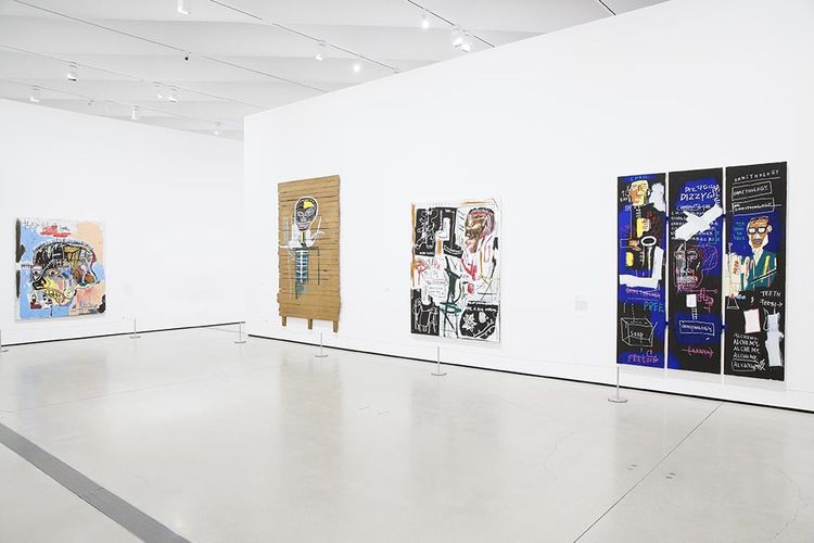La galerie consacrée à Jean-Michel Basquiat.
