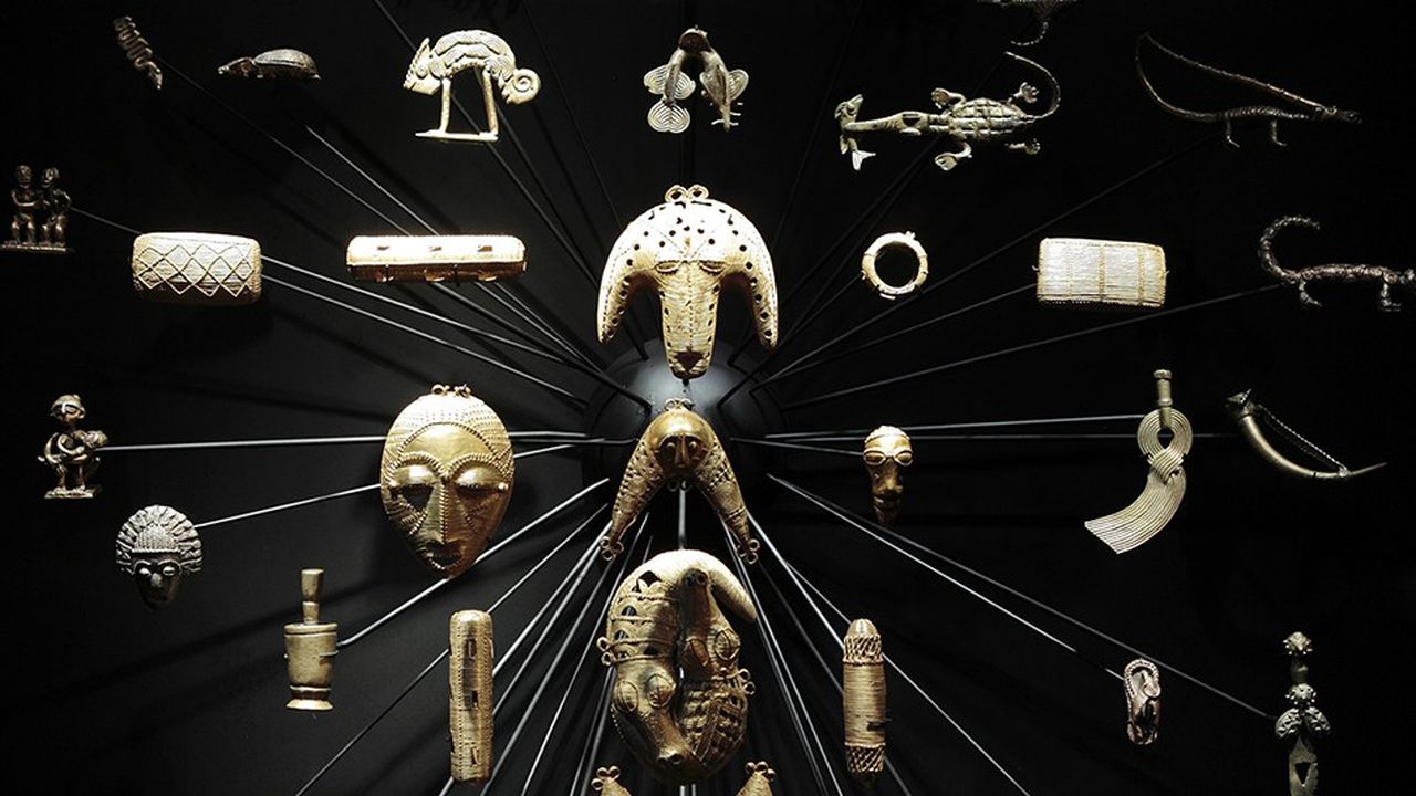 Des objets de la collection Afrique du musée.