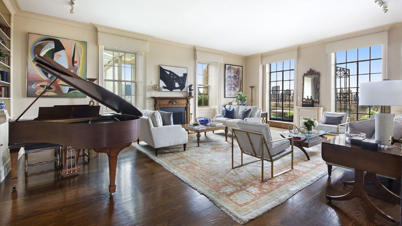 Le magnifique appartement du compositeur Leonard Bernstein.