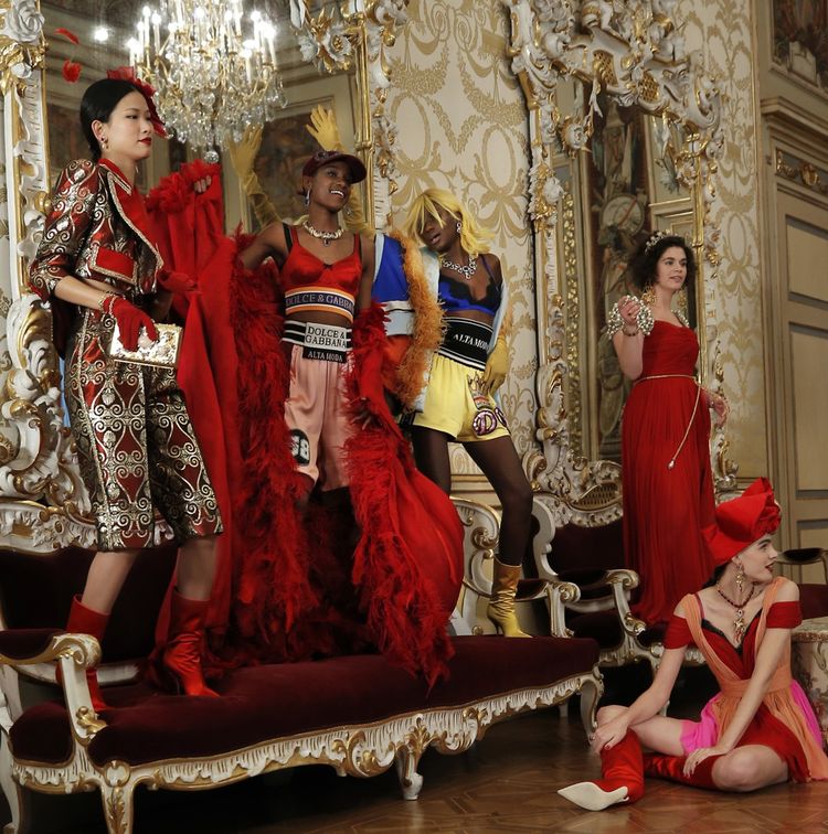 Réunion de famille chez Dolce & Gabbana