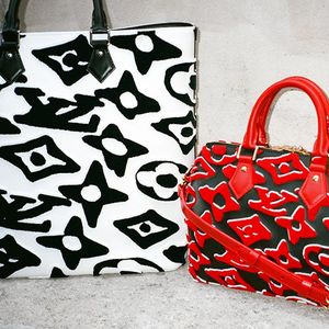 Trois sacs de la collection Urs Fischer pour Louis Vuitton.