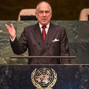 Ronald Lauder, le président du Congr ès Juif mondial aux Nations Unies à New York en 2016.