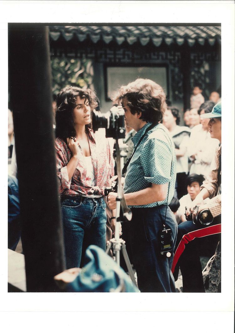 Martine de Menthon et Guy Bourdin en 1985 en Chine.