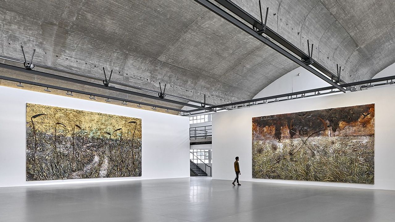 Anselm Kiefer, «Field of the Cloth of Gold», Installation view, 2021.