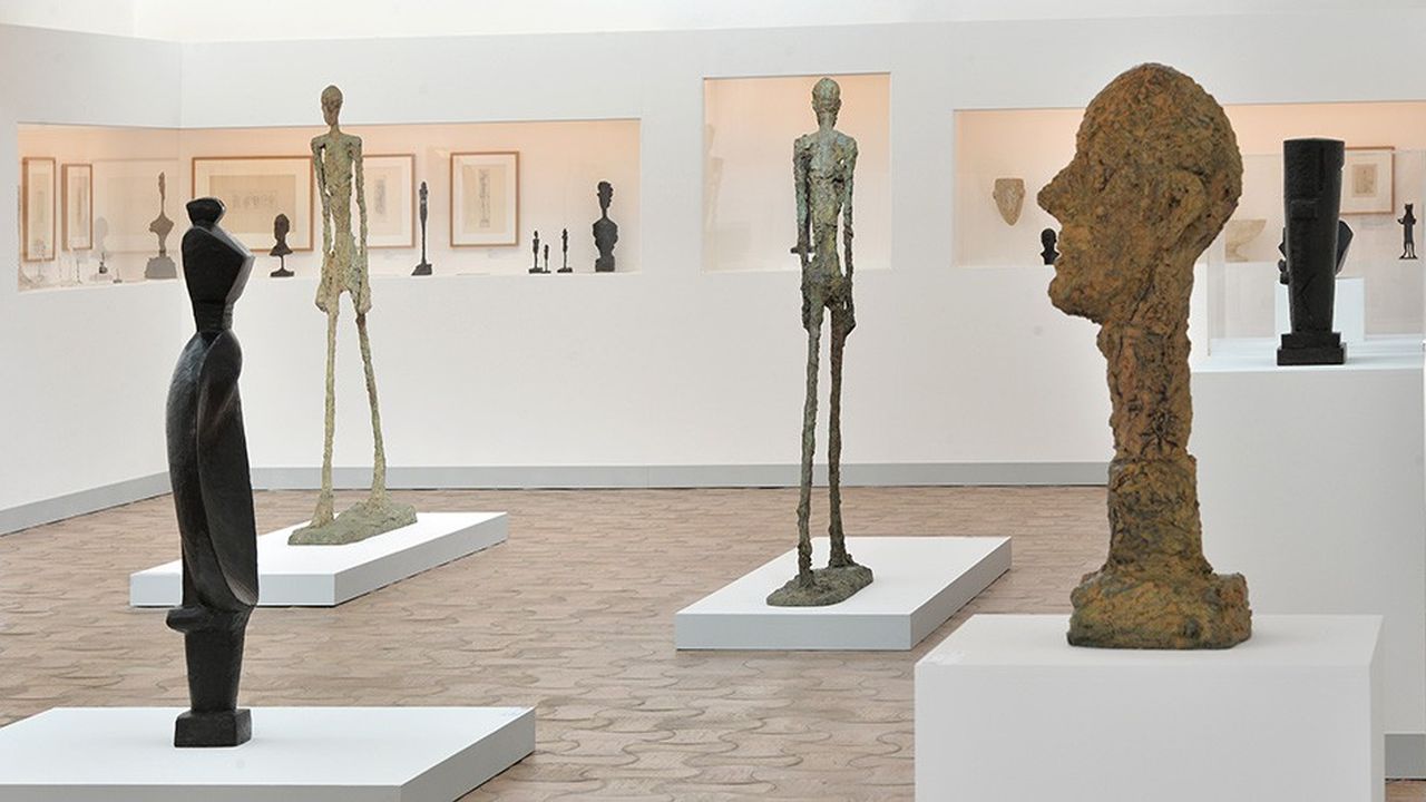 Vue de l'exposition «Les Giacometti, une famille de créateurs»