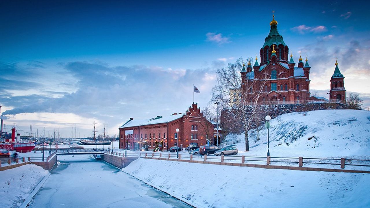 La cathédrale orthodoxe Ouspenski d'Helsinki.