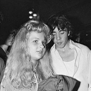 Eva Ionesco avec Christian Louboutin au Palace en 1978.