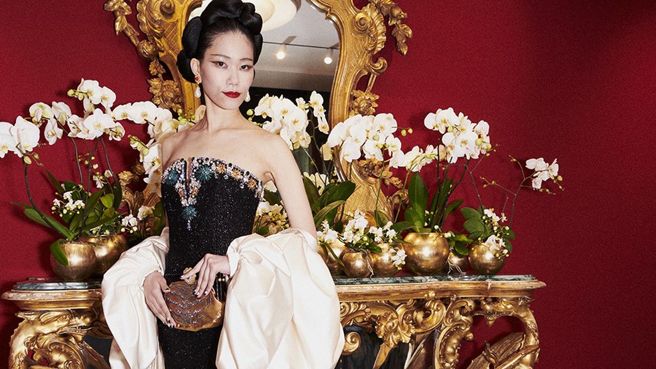 La collection signé Miss Sohee a été présentée au salon Alta Sartoria de Dolce & Gabbana, à Milan.