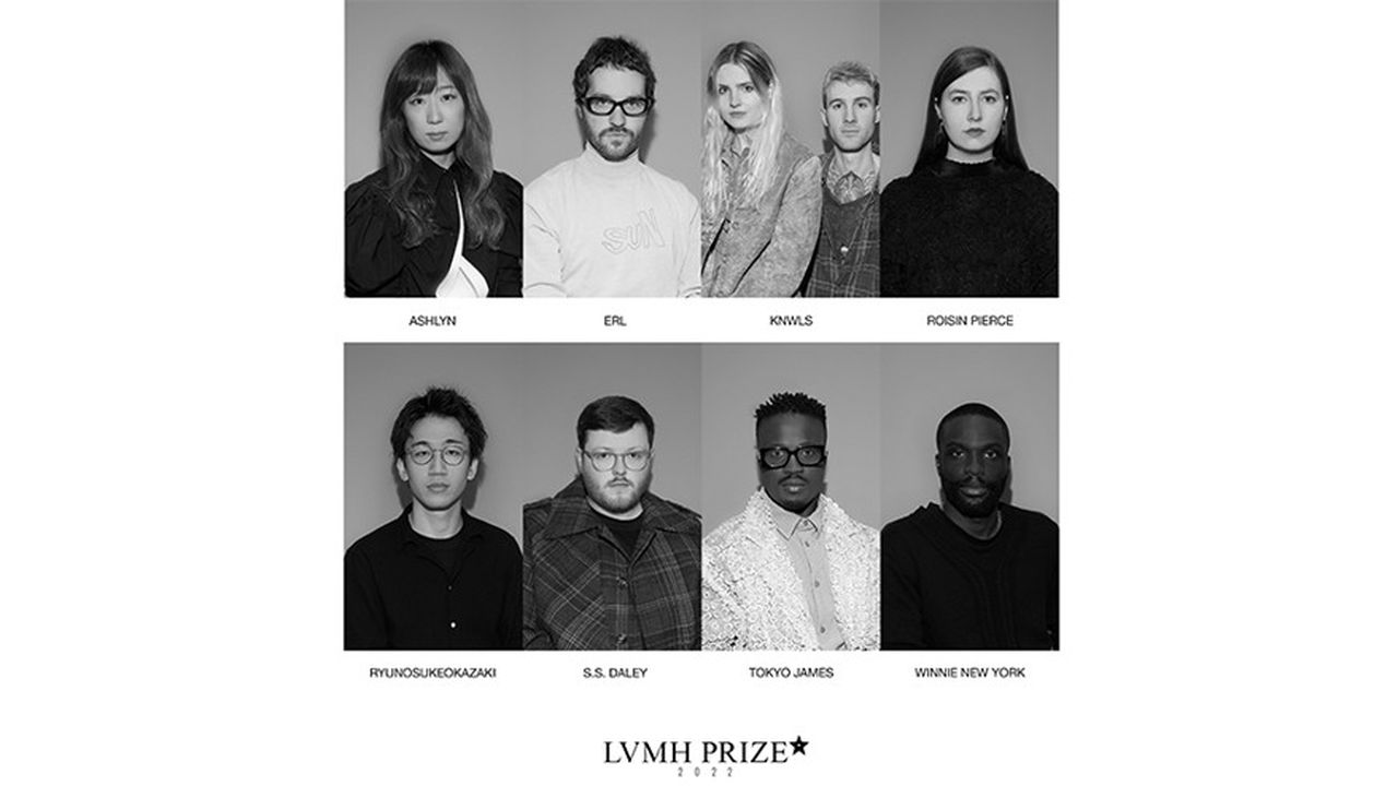 Les huit finaliste du Prix LVMH.