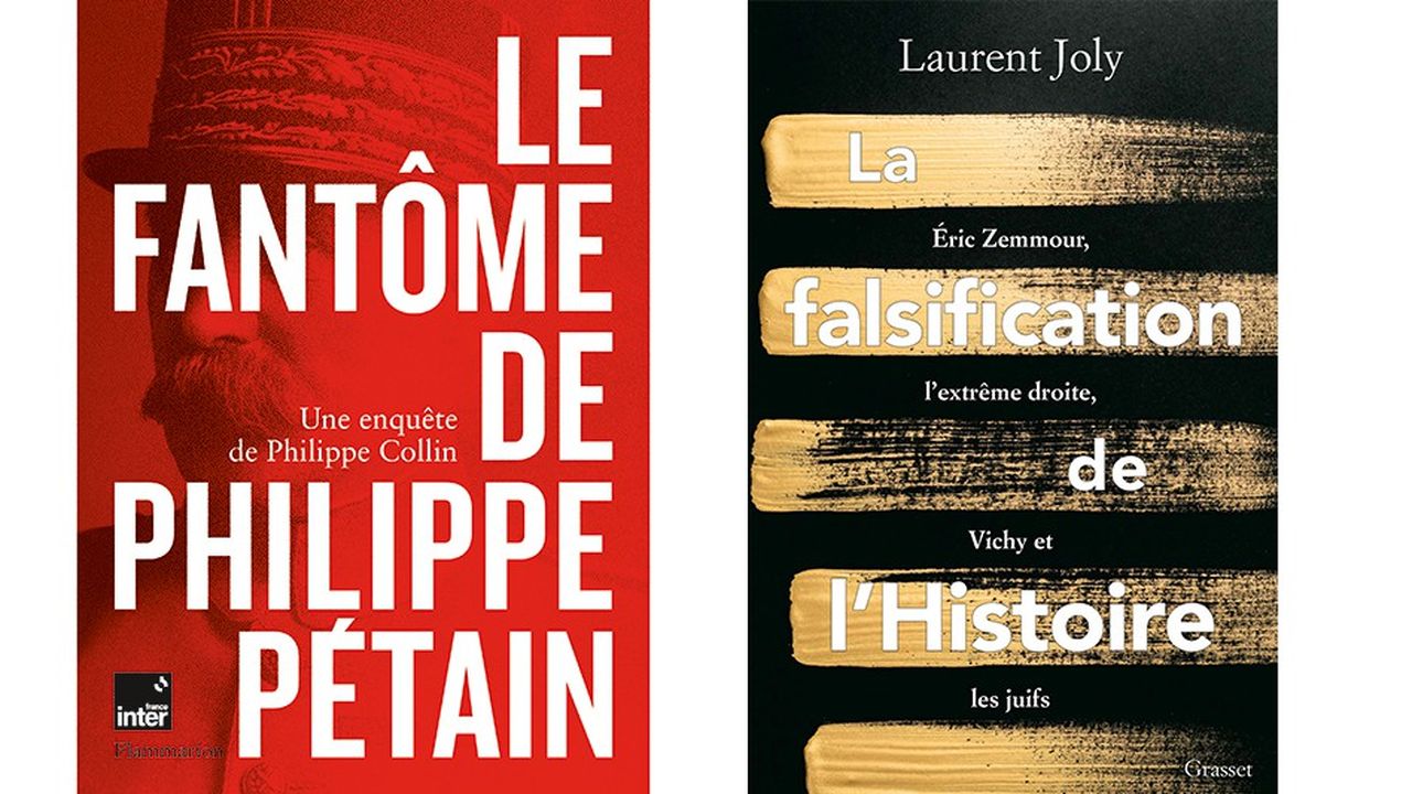 Le Fantôme de Philippe Pétain», de Philippe Collin et «La Falsification de l'histoire», de Laurent Joly.