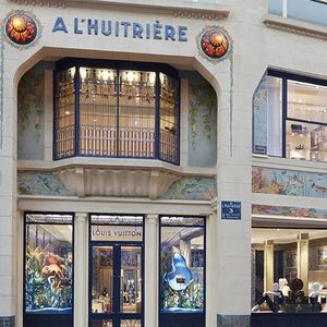 La façade de la nouvelle boutique Louis Vuitton à Lille.