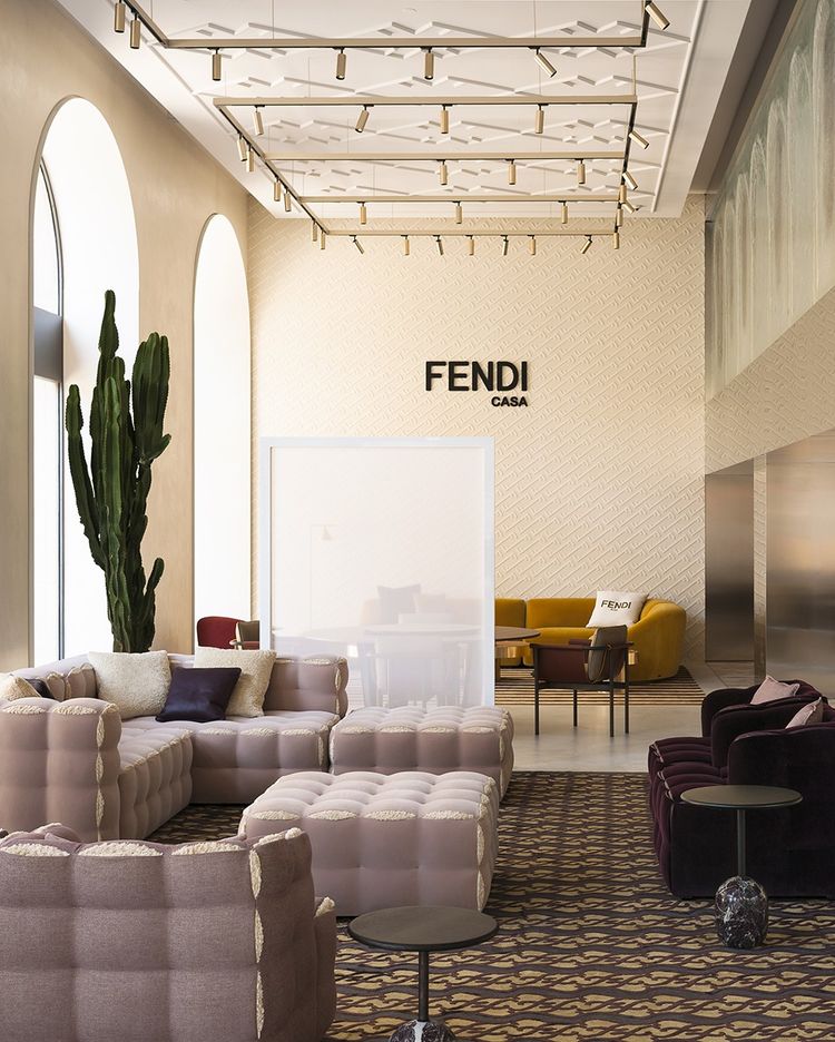 Flagship-store Fendi Casa par B&B Italia.