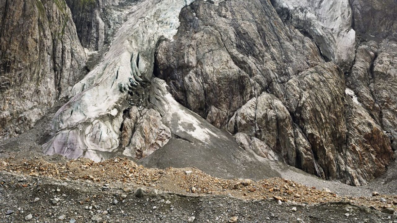 Glacier du Mont-Blanc, photographie tirée de la série « Glaciers » (2012-2018), d'Aurore Bagarry.