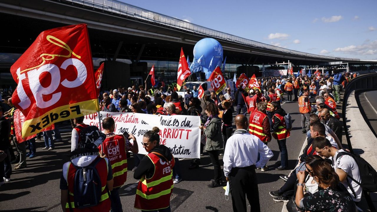 Début juillet, les salariés du groupe ADP ont fait grève pour obtenir des augmentations de salaire.