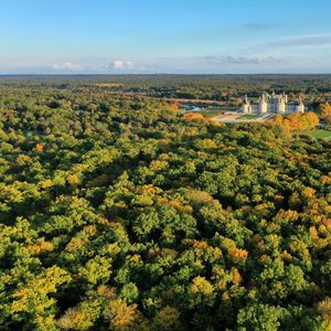 La forêt couvre 5.100 hectares du Domaine national de Chambord