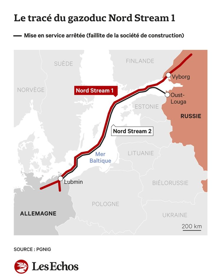 Gaz : après le redémarrage limité de Nord Stream 1, Berlin relève ses  objectifs d'économie | Les Echos