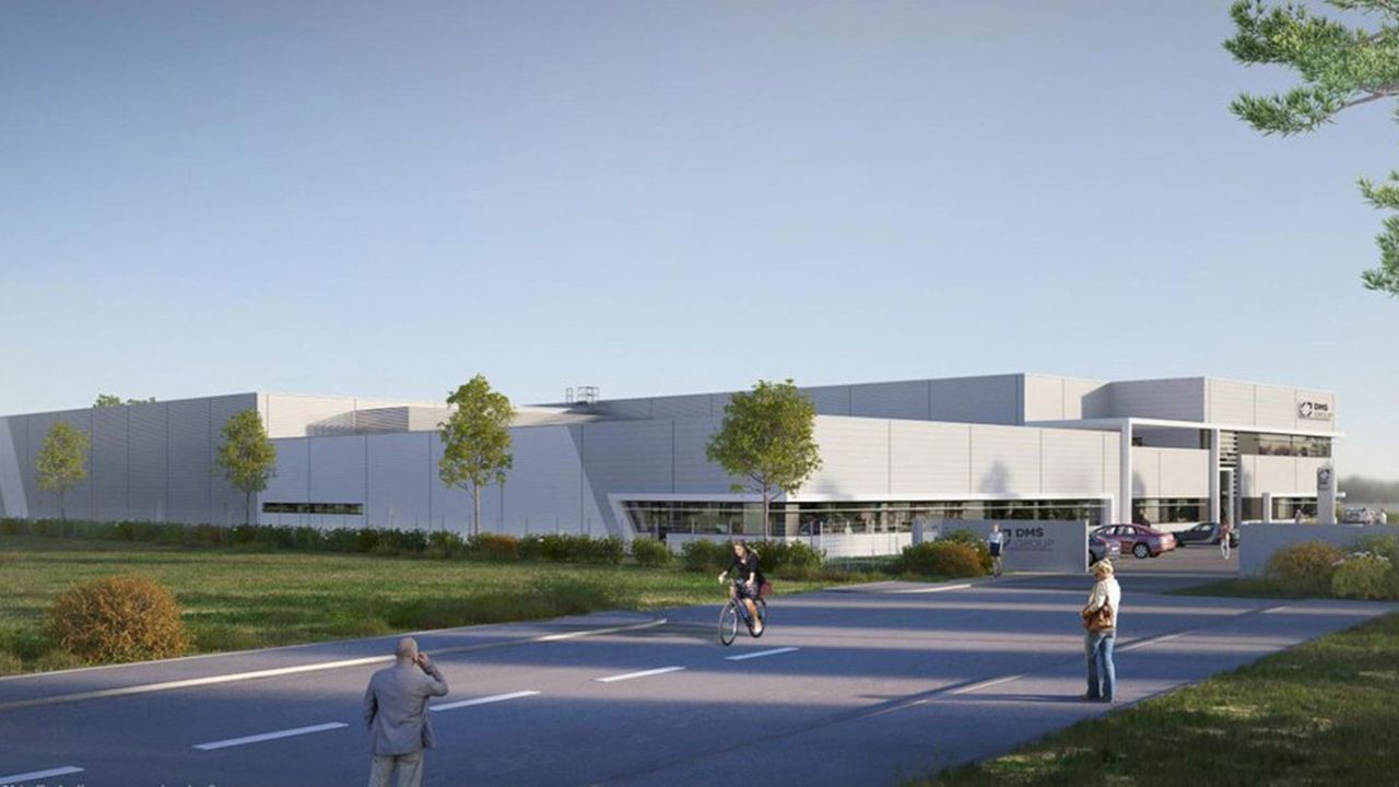 La nouvelle usine DMS Imaging s'étend sur 5.500 m² de bâti à Gallargues-le-Montueux.