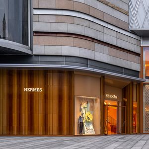Ouverture du magasin Hermès de Wuhan, le 13 juillet dernier.