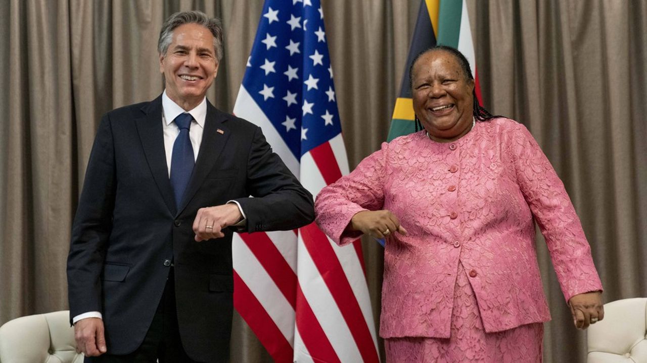 Antony Blinken a été reçu par la ministre des Affaires étrangères d'Afrique du Sud, Naledi Pandor
