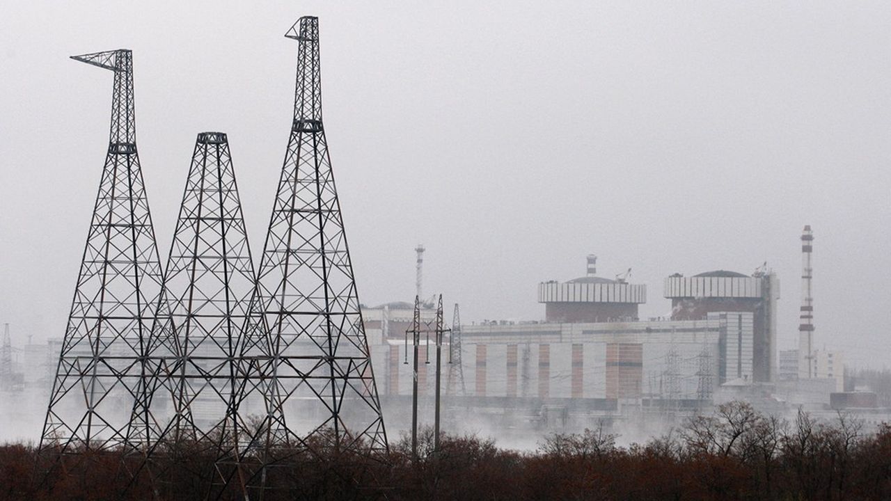 La centrale nucléaire de Yuzhnoukrainsk, à 300 kilomètres au sud de Kiev.