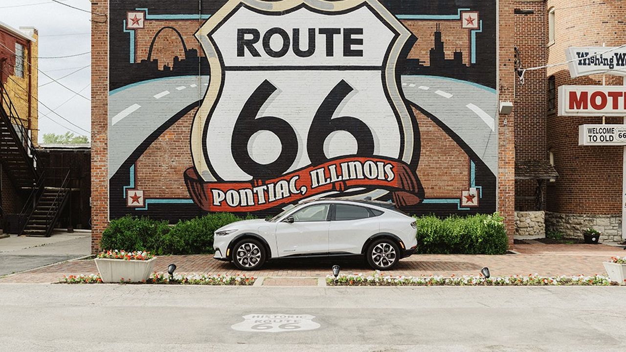 Le premier musée célébrant l'histoire de la Route 66, à Pontiac, Illinois, à 160 km au sud de Chicago.