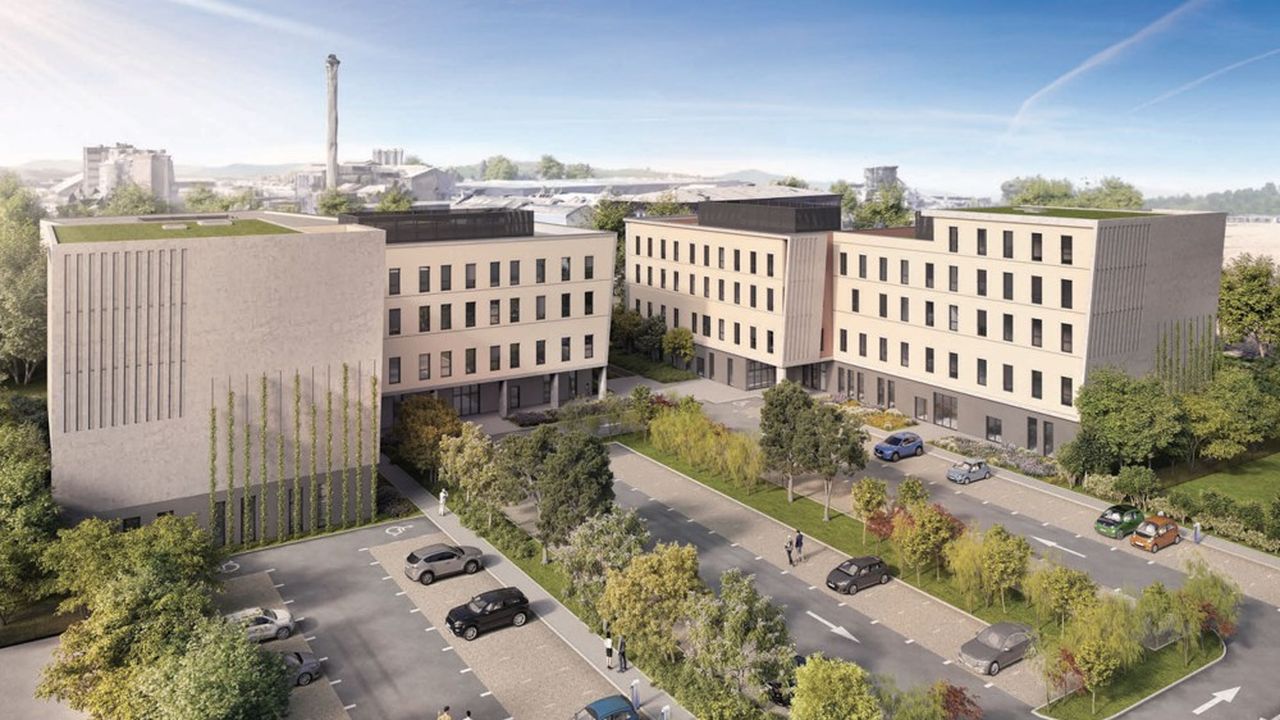 Le programme immobilier tertiaire regroupera deux immeubles à Saint-Fons, dans la vallée de la chimie.