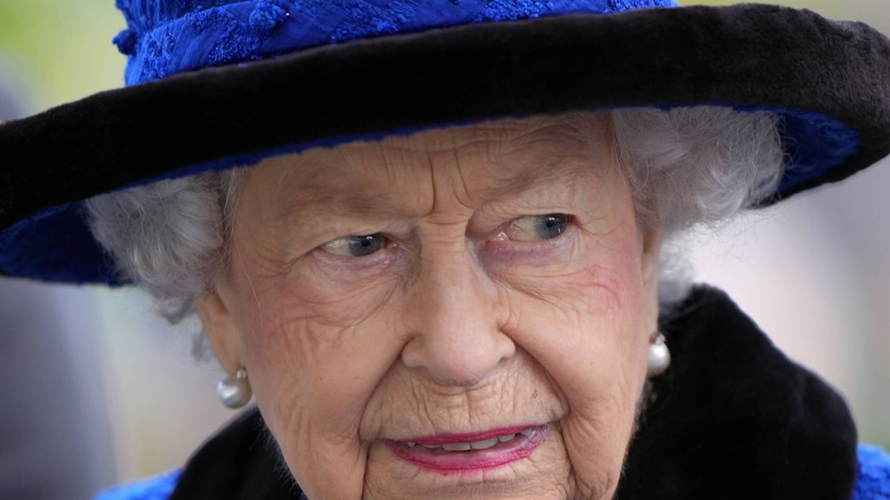 La reine Elizabeth II, le 16 octobre 2021.