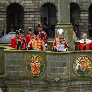 La proclamation du roi Charles, dimanche, à Edimbourg.