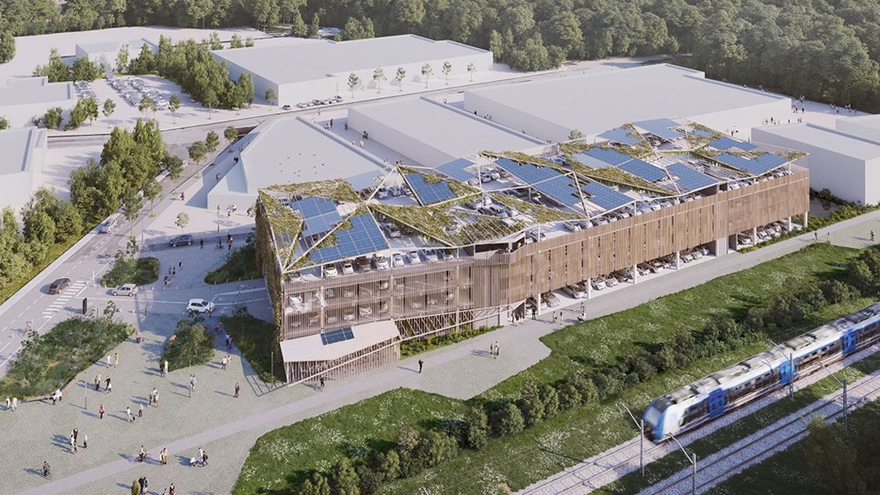 Terres de Montaigu Energie va équiper le nouveau parking de la gare de Montaigu-Vendée de panneaux solaires.