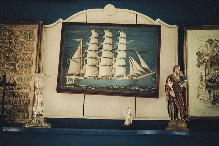 Intérieur de l'écomusée de Niou-Huella, pour s'immerger dans la vie des îliens au XIXe siècle.
