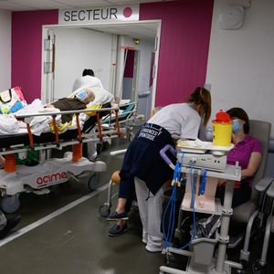 Au service des urgences de l'hôpital René-Dubos à Pontoise, le 1er juillet 2022.