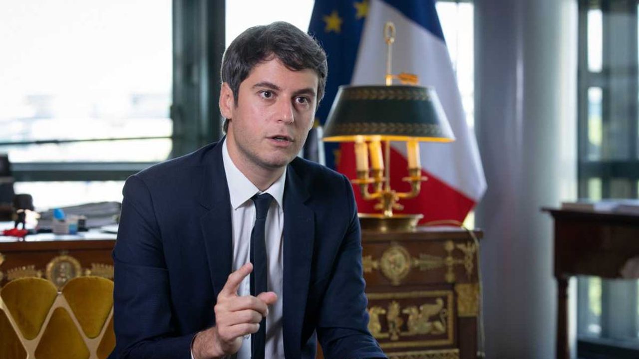 Gabriel Attal, ministre délégué chargé des Comptes publics à Bercy