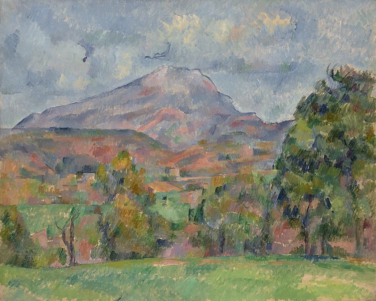 «La montagne Sainte-Victoire» (1888-1890), par Paul Cézanne, estimé à plus de 120 millions de dollars.