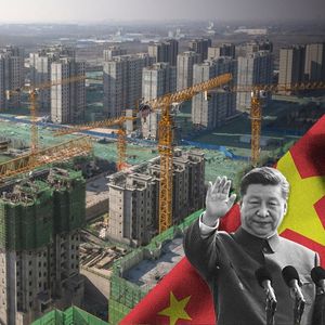 Des chantiers à Pékin. L'immobilier compte pour environ 30 % du PIB chinois.