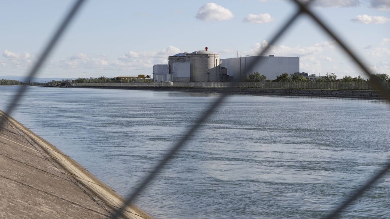 La centrale nucléaire de Fessenheim, dont la fermeture est le « symbole de notre erreur stratégique ».